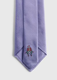 Paul Stuart Solid Mogador Silk & Cotton Tie, thumbnail 2
