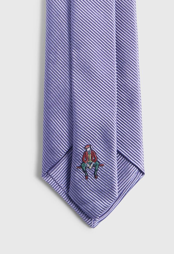 Paul Stuart Solid Mogador Silk & Cotton Tie, image 2