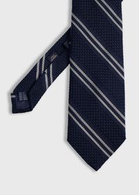 Paul Stuart Silk Grenadine Stripe Tie, thumbnail 1
