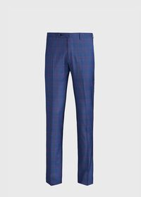 Paul Stuart Blue Plaid Suit, thumbnail 5