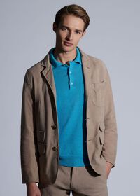 Paul Stuart Linen & Cotton Polo Shirt, thumbnail 6