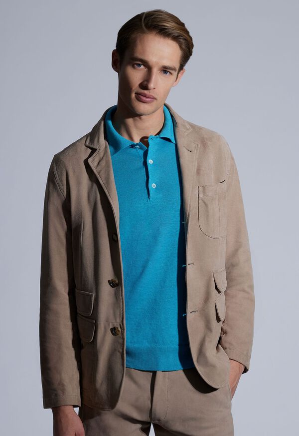 Paul Stuart Linen & Cotton Polo Shirt, image 6