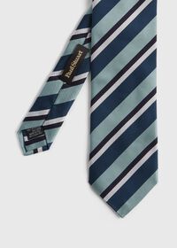 Paul Stuart Three Color Repp Stripe Tie, thumbnail 1