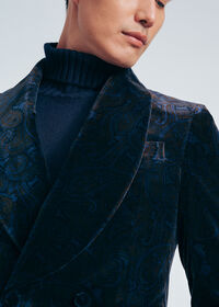 Paul Stuart Paisley Velvet Dinner Jacket, thumbnail 5
