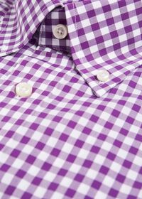 Paul Stuart Gingham Cotton Dress Shirt, thumbnail 2