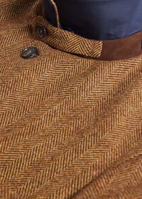 Paul Stuart Shetland Wool Herringbone Reversible Coat, thumbnail 3