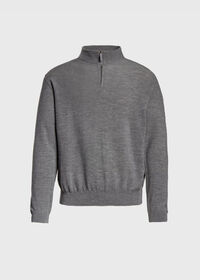 Paul Stuart Rice Stitch Quarter Zip Sweater, thumbnail 1