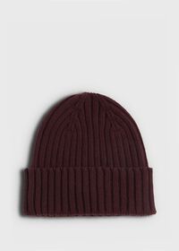 Paul Stuart Cashmere Ribbed Winter Hat, thumbnail 1