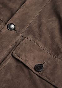 Paul Stuart Suede Bomber Jacket, thumbnail 4