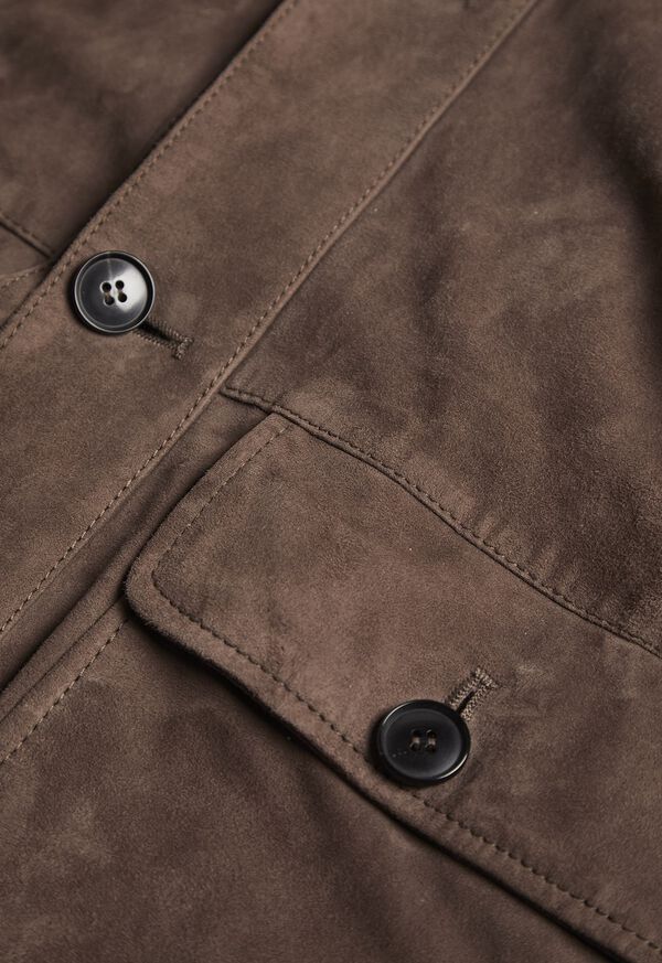 Paul Stuart Suede Bomber Jacket, image 4