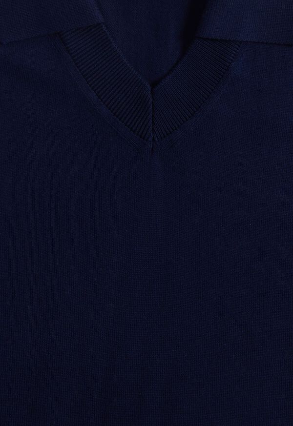 Paul Stuart Organic Cotton Open Collar Polo, image 2