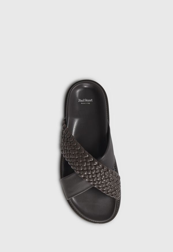 Paul Stuart Palau Woven Leather Slide, image 4