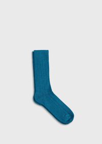 Paul Stuart Cashmere Blend Ribbed Sock, thumbnail 1