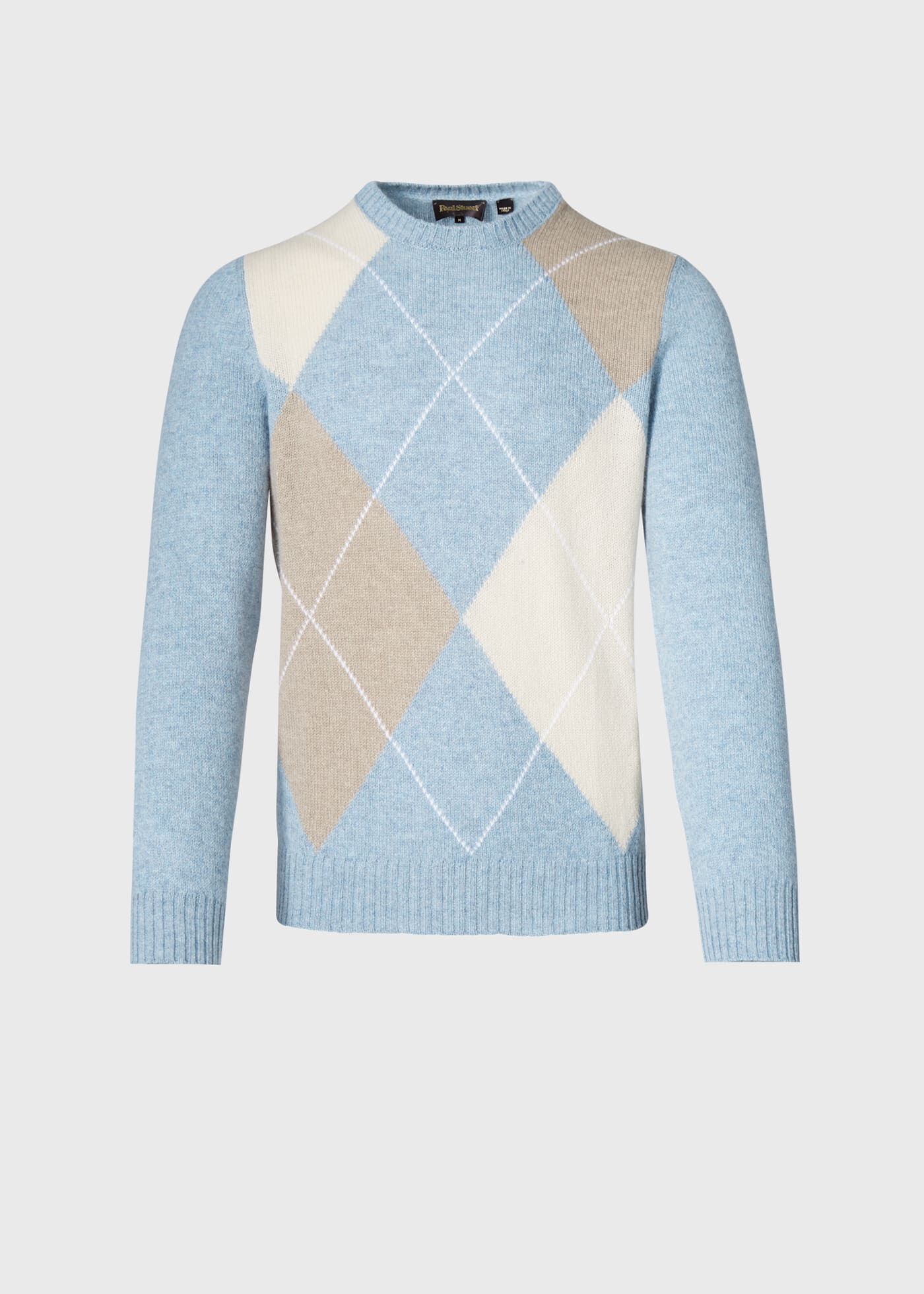 Argyle crewneck sales