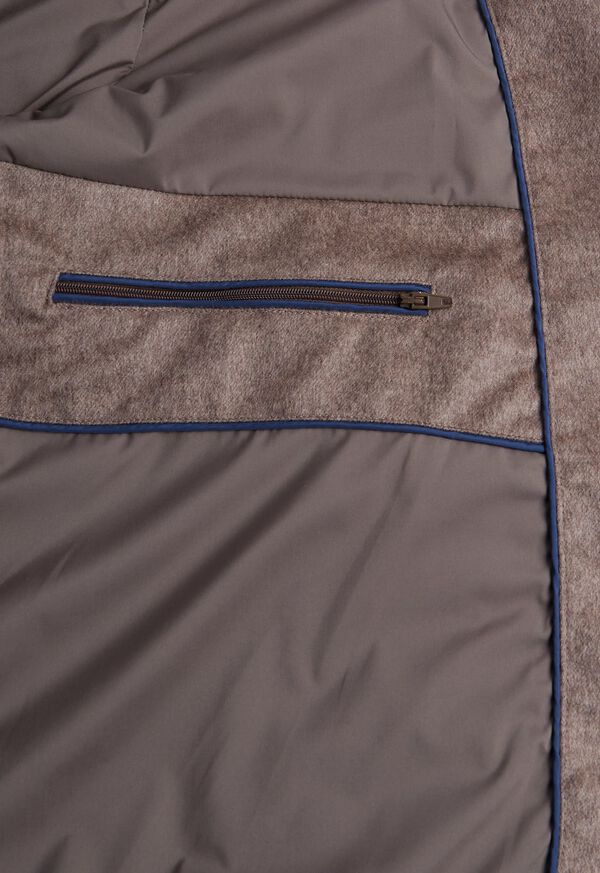 Paul Stuart Silk and Cashmere Down Bomber Jacket, image 4