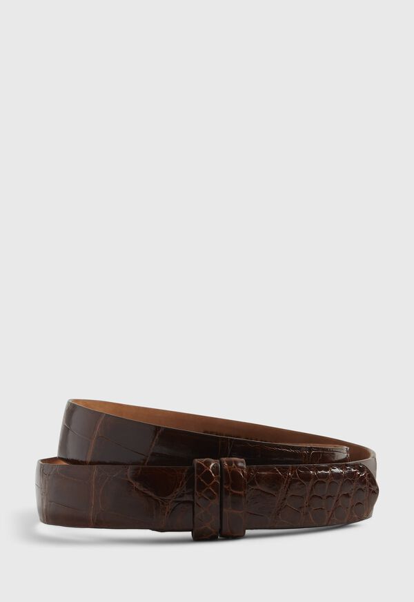 Paul Stuart Alligator Slide Strap Belt, image 2