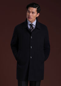 Paul Stuart Cashmere & Wool Short Overcoat, thumbnail 2