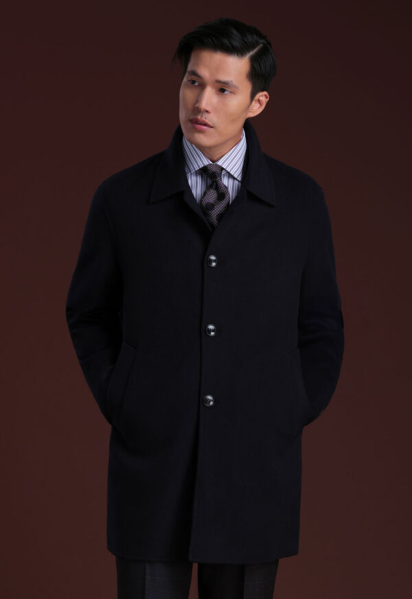 Paul Stuart Cashmere & Wool Short Overcoat, image 2