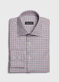 Paul Stuart Spread Collar Tattersall Shirt, thumbnail 1