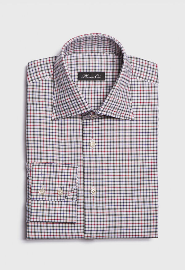 Paul Stuart Spread Collar Tattersall Shirt, image 1