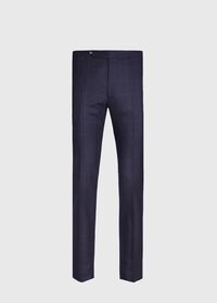 Paul Stuart Navy and Rust Windowpane Suit, thumbnail 5