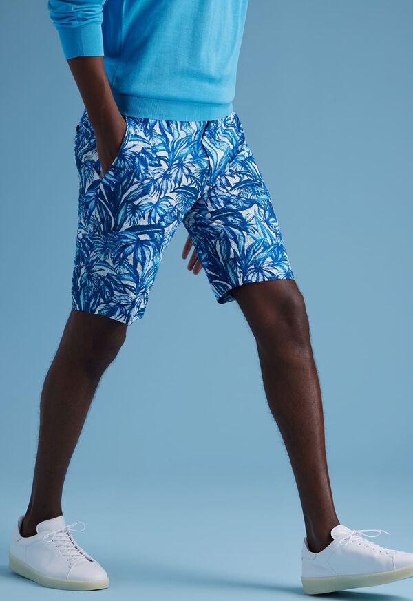 Paul Stuart Printed Seersucker Walk Short, image 2