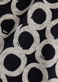 Paul Stuart Geometric Print Silk Pocket Square, thumbnail 3