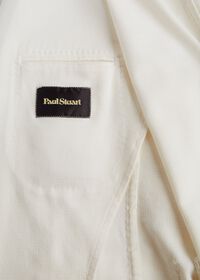 Paul Stuart White Solid Garment Dyed Jacket, thumbnail 3