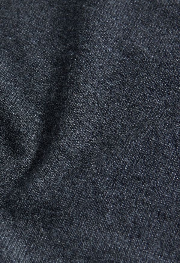 Paul Stuart Cashmere Polo with Suede Trim, image 3