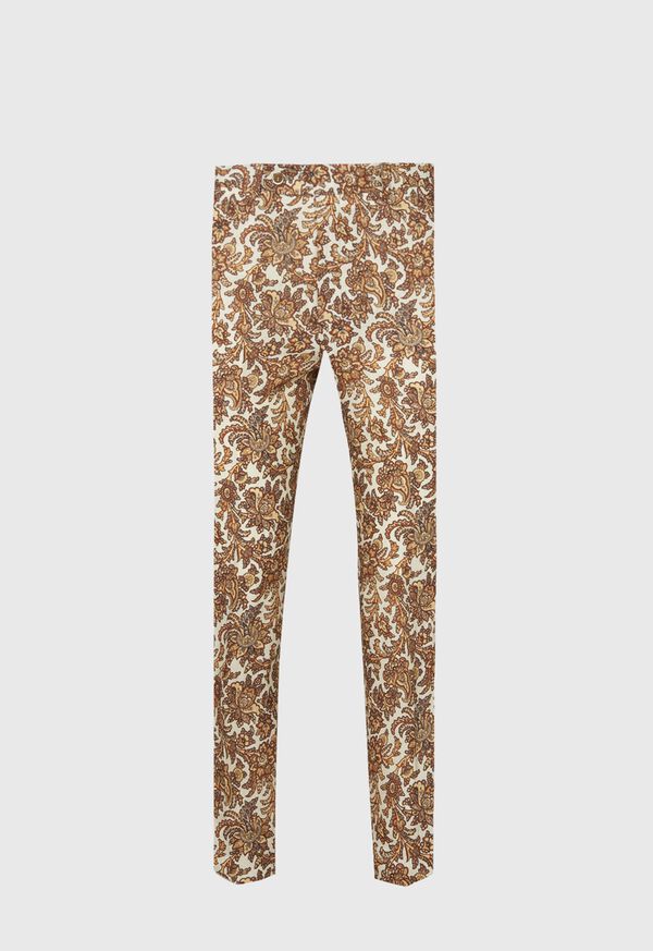 Paul Stuart Printed Paisley Linen Dress Trouser