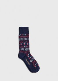 Paul Stuart Santa Motif Sock, thumbnail 1