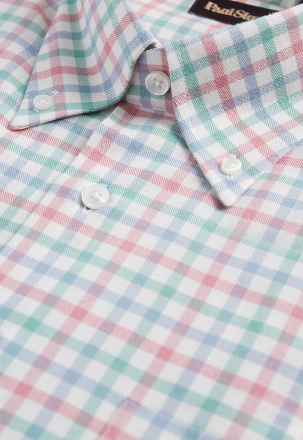 Paul Stuart Multicolor Check Flannel Sport Shirt, image 2