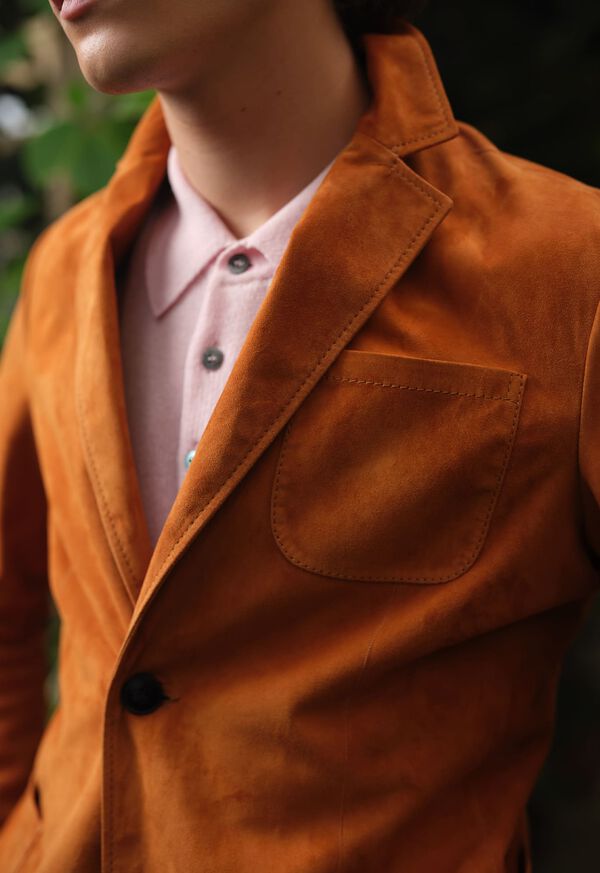 Paul Stuart Lamb Suede Jacket, image 4