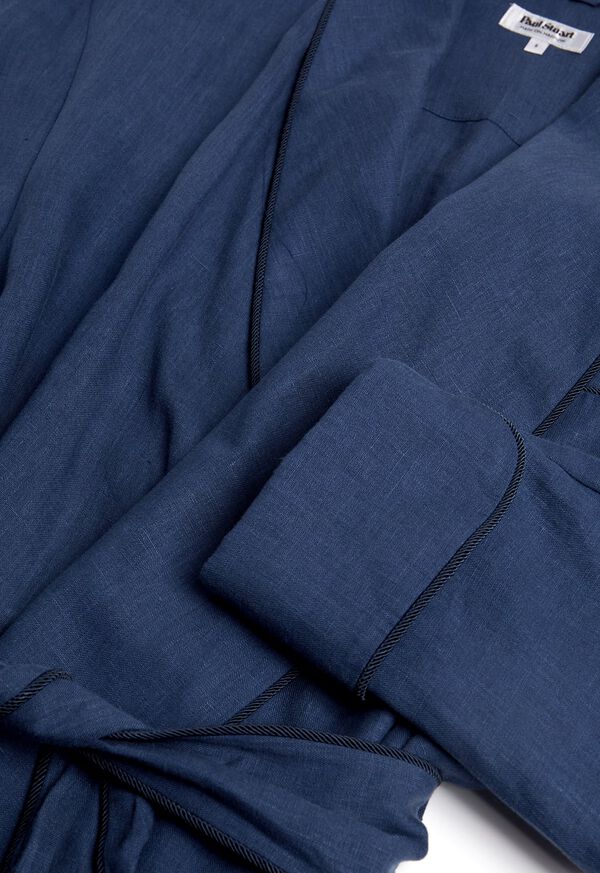 Paul Stuart Solid Linen Robe, image 2