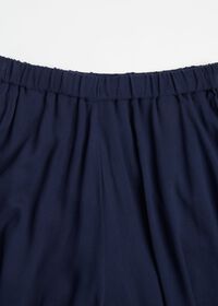 Paul Stuart Navy Extra Wide Culottes, thumbnail 2