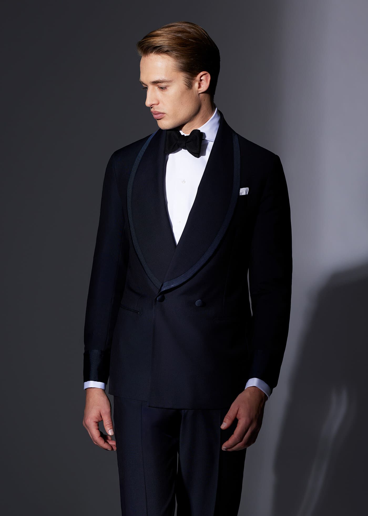 Double breasted shawl lapel tuxedo deals