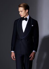 Paul Stuart Double Breasted Shawl Lapel Tuxedo, thumbnail 4