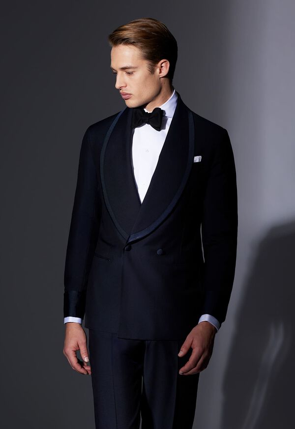 Paul Stuart Double Breasted Shawl Lapel Tuxedo, image 4