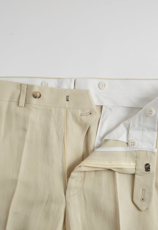 Paul Stuart Linen/Silk Plain Front Dress Trouser, image 3