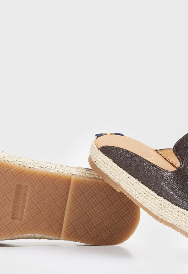 Paul Stuart Miami Leather Espadrille Slide, image 5