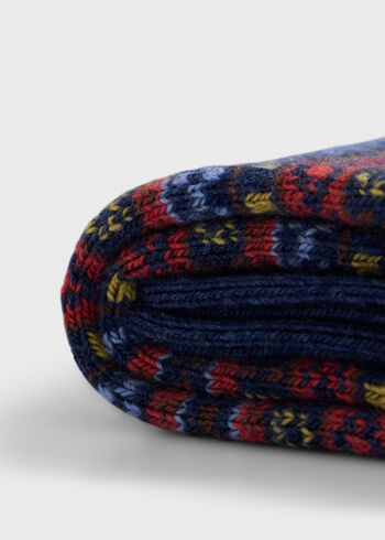 Paul Stuart Fairisle Crew Sock