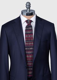 Paul Stuart Cashmere Fair Isle Knit Tie, thumbnail 3
