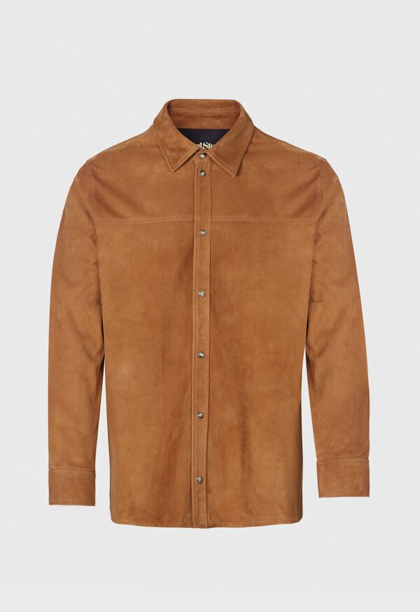 Paul Stuart Suede Shirt Jacket, image 1