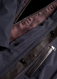 Paul Stuart Shearling Rain Jacket, thumbnail 4