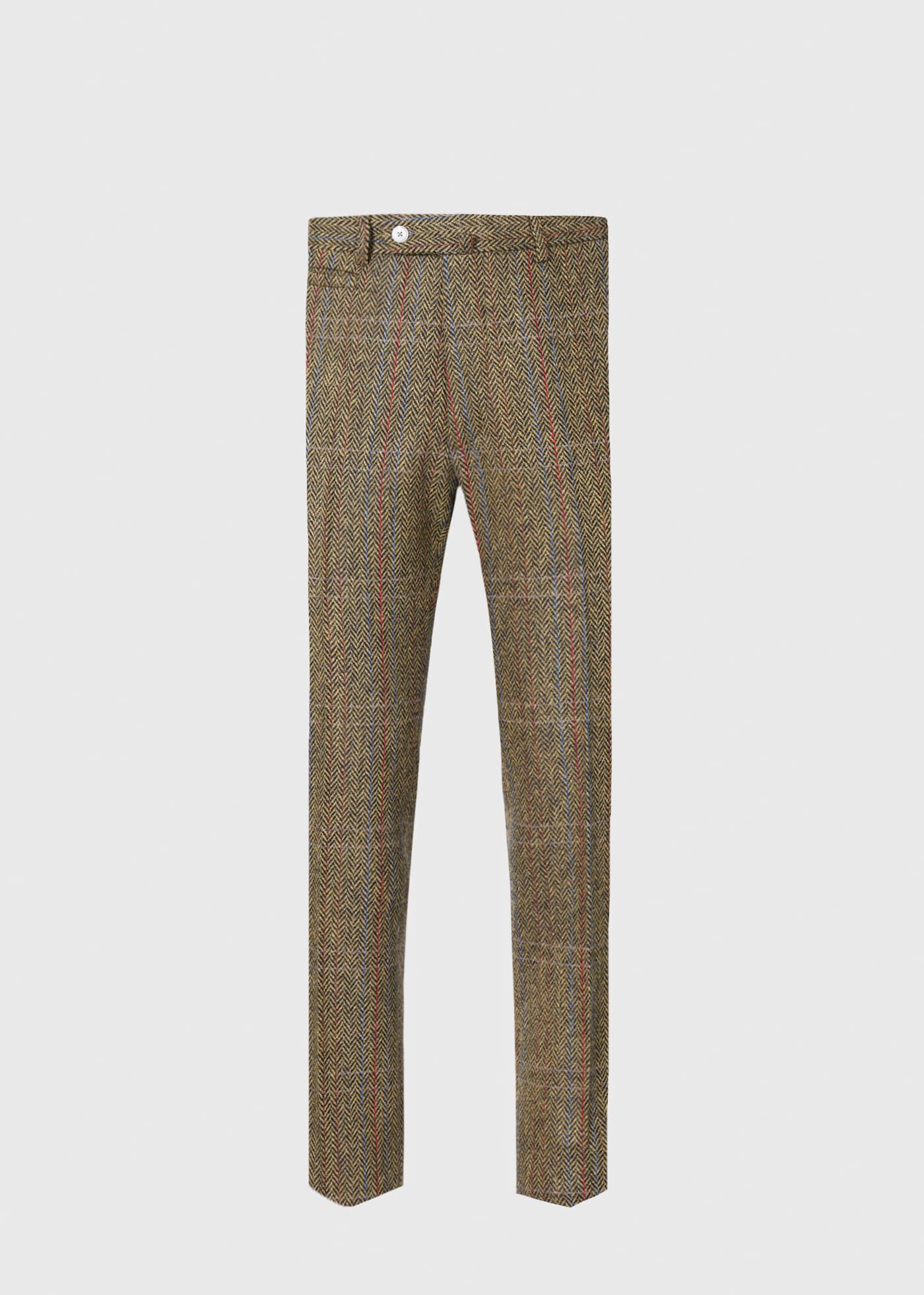 Shetland Wool Tweed Trouser
