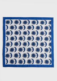 Paul Stuart Cotton & Silk Printed Sun & Moon Bandana, thumbnail 2
