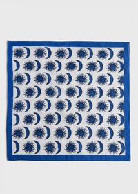 Paul Stuart Cotton & Silk Printed Sun & Moon Bandana, thumbnail 2