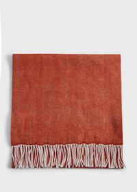 Paul Stuart Wool Chevron Scarf, thumbnail 2