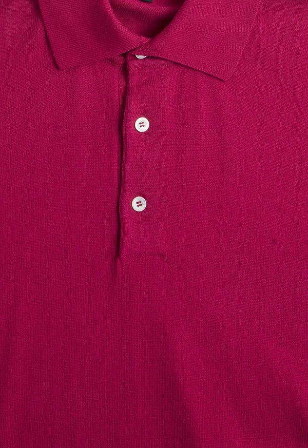 Paul Stuart Cotton Knit Polo Shirt, image 3