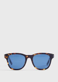 Paul Stuart ZEGNA Shiny Classic Havana Sunglasses, thumbnail 1